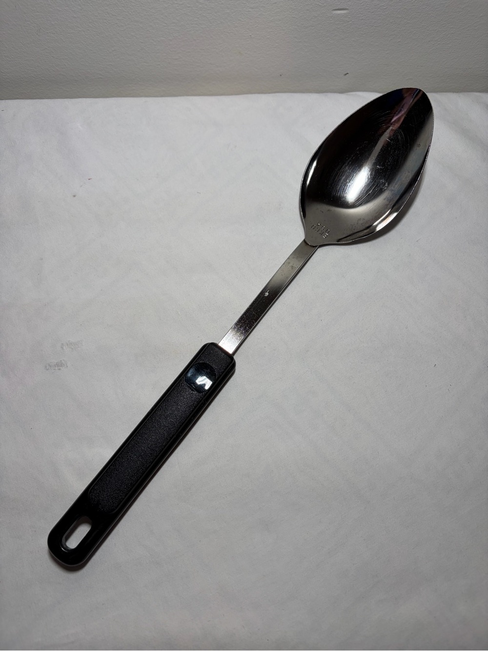 Black Handle Stainless Steel Serving Spoon by EKCO USA